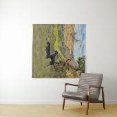 Tenture Chasse à la perdrix de Chukar (En situation (horizontale))