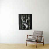 Tenture Chasse au cerf buck à queue blanche USA Camouflage (En situation)