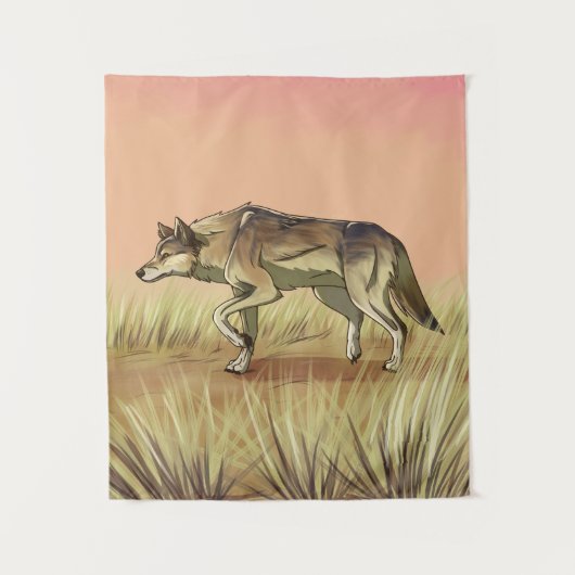 Tenture Chasse au lever du soleil (Devant)