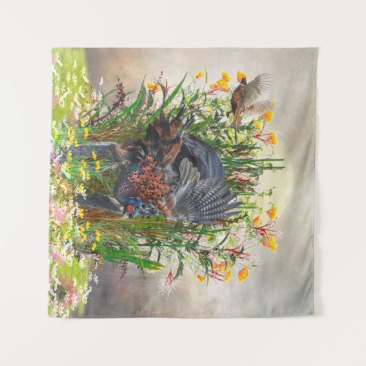 Tenture Chasse faisan (Devant (Horizontal))