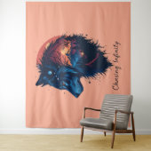 Tenture Chasser l'infini (En situation)