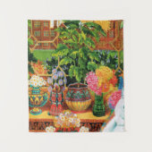 Tenture Chat Botaniste De Louis Wain (Devant)