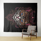 Tenture Chat de Ganesha (En situation (horizontale))