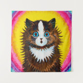 Tenture Chat en arc-en-ciel, Louis Wain (Devant)