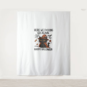 Tenture Chat Grumpy Halloween T-shirt classique