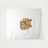 Tenture Chat maman mignonne - Art égyptien ancien T-Shi su (Devant (Horizontal))