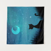 Tenture chat noir (Devant)