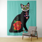 Tenture Chat noir de Sugar (En situation)