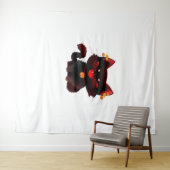 Tenture Chat noir Éffrayant avec cloches Classic T-Shirt (En situation (horizontale))