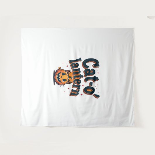 Tenture Chat-o'lanterne (Devant (Horizontal))