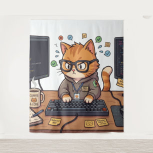 Tenture Chat Royal