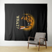 Tenture Chat W Meurtre Chat Avec Couteau Halloween (En situation (horizontale))