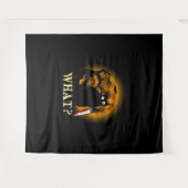 Tenture Chat W Meurtre Chat Avec Couteau Halloween (Devant (Horizontal))