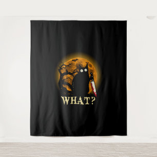 Tenture Chat W Meurtre Chat Avec Couteau Halloween