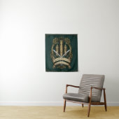 Tenture "Château Crest of Honor" Personnalisable Médiéval (En situation)