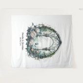 Tenture Château de Fantasy Sombre Fenêtre Mariage Gothique (Devant (Horizontal))