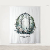 Tenture Château de Fantasy Sombre Fenêtre Mariage Gothique (Devant)