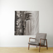 Tenture Château de Prague avec Cathédrale Saint Vitus en t (En situation (horizontale))