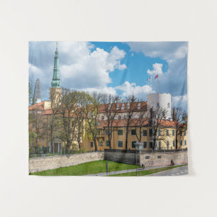 Tenture Château de Riga pendant la journée ensoleillée à R