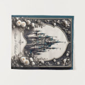 Tenture Château Floral de Conte de Fées (Devant (Horizontal))