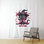 Tenture Chaton gothique en rose - doux, mais ensorcelé Ove (En situation)