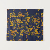 Tenture Chats à coquelicots de Californie (Devant (Horizontal))