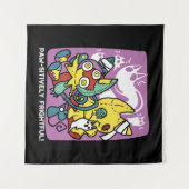 Tenture Chats déplaisants Halloween Art : Paw-sitly Fright (Devant (Horizontal))
