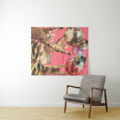 Tenture Chats Disco (En situation (horizontale))