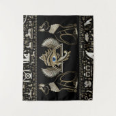 Tenture Chats égyptiens et l'oeil de Horus Tapestry (Devant)