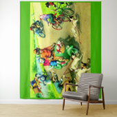 Tenture Chats grand public sur motos et vélos (En situation)