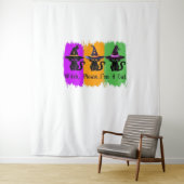 Tenture Chats Noirs En Sorcière Casquette Essentiel T-Shir (En situation)