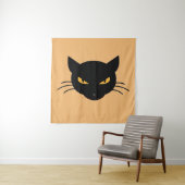 Tenture Chatte Méchante (En situation)