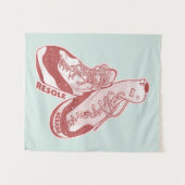 Tenture Chaussure escalade de roche (Devant (Horizontal))