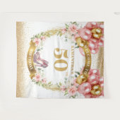 Tenture Chaussures à talons rose à paillettes dorées pour (Devant (Horizontal))