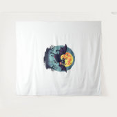 Tenture Chauve-souris à minuit (Devant (Horizontal))