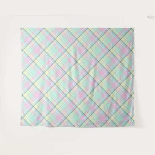 Tenture Checkered pattern of caramel colors. (Devant (Horizontal))