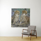 Tenture Cheetah (En situation)