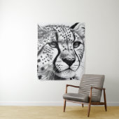 Tenture Cheetah Animal Wild Nature Illustration Line Epic (En situation)
