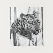 Tenture Cheetah Portrait (Devant)