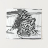Tenture Cheetah Portrait (Devant (Horizontal))