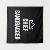 Tenture Chef Sandbagger Golf mème Bjj Chess Sandbag (Devant (Horizontal))