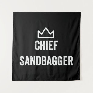 Tenture Chef Sandbagger Golf mème Bjj Chess Sandbag