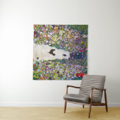 Tenture Chemin de jardin avec poulets, Gustav Klimt (En situation (horizontale))