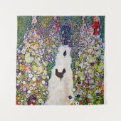Tenture Chemin de jardin avec poulets, Gustav Klimt (Devant)