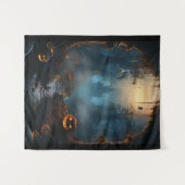 Tenture Chemin de l'araignée éffrayante Halloween (Devant (Horizontal))