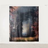 Tenture Chemin Vers La Lumière Dans Une Forêt D'Arbre (Devant)