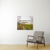 Tenture Chemins de fer de la vie (En situation (horizontale))