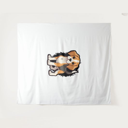 Tenture Chemise beagle Chien T (Devant (Horizontal))
