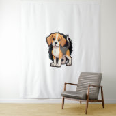 Tenture Chemise beagle Chien T (En situation)