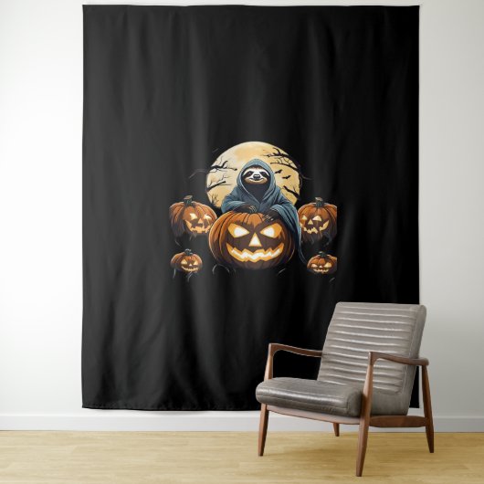 Tenture Chemise classique Ghomajorité Sloth's Midnight Hau (En situation)